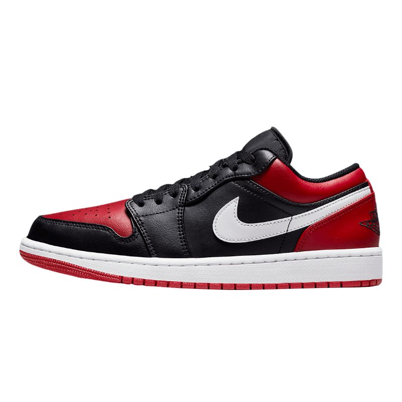 Jordan 1 bred black sales toe