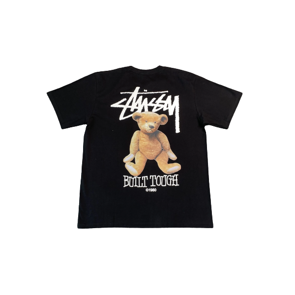 Camiseta Hype Stussy Bear Logo Preto