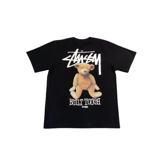 Camiseta Hype Stussy Bear Logo Preto