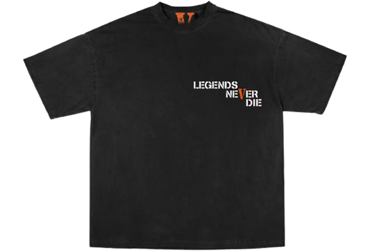 Camiseta Vlone x Juice WRLD Legends Never Die Preta