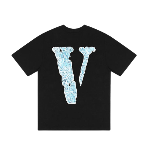 Camiseta Vlone X Pop Smoke Faith Preta