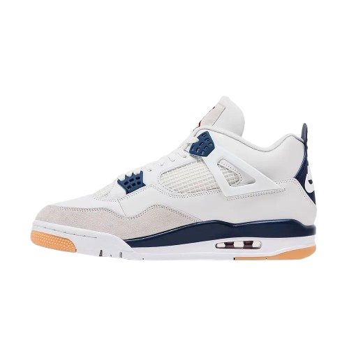 Tênis Air Jordan 4 SB "Navy" Masculino Branco / Azul