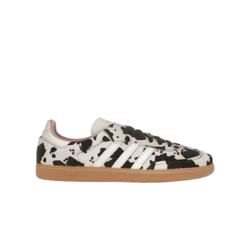 Tênis Adidas Samba OG "Cow Print" Feminino Branco