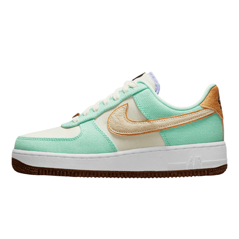 Air force online 1 green glow