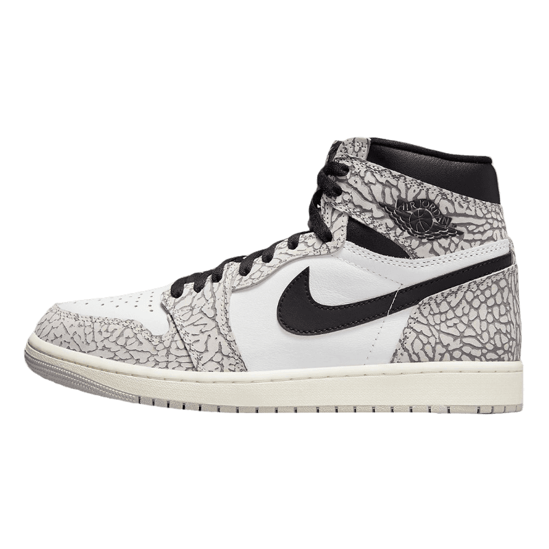 Tênis Air Jordan High "White Cement" Cinza1