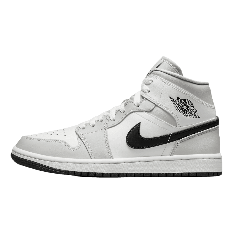 Nike Air Jordan 1 Mid Light Smoke Grey Nike Air Jordan 1 Mid Light Smoke Grey