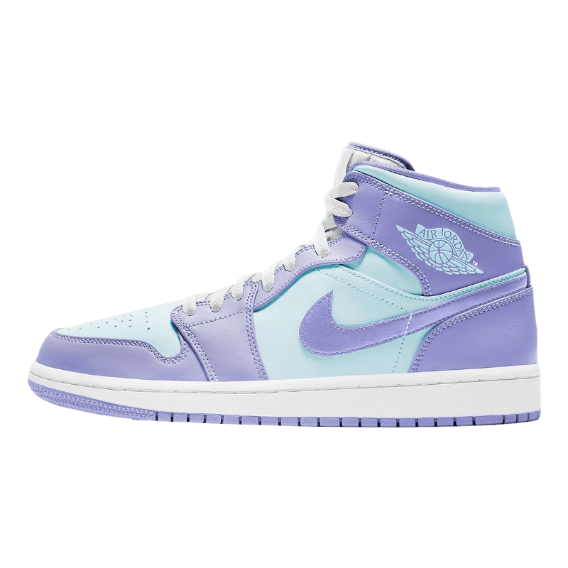 Nike Air Jordan 1 Mid Purple Aqua
