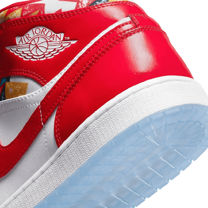 Air Jordan 1 Mid Red Patent