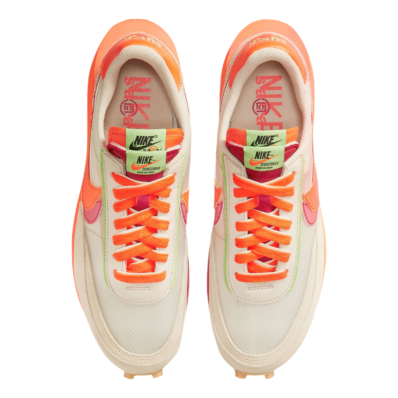 Nike Sacai x Clot LDWaffle Orange Blaze