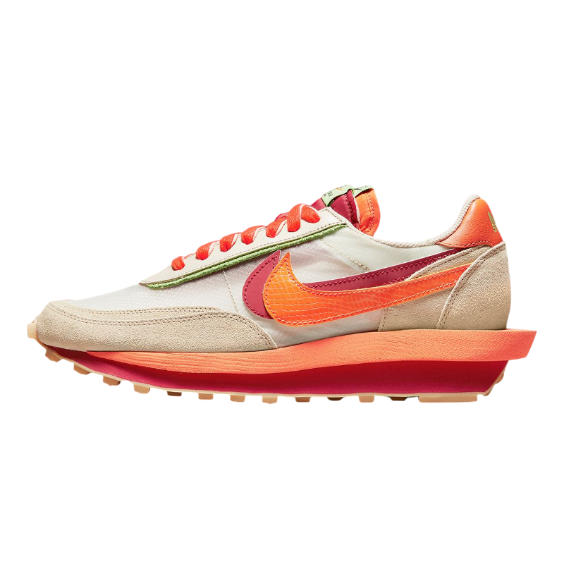 Nike Sacai x Clot LDWaffle Orange Blaze