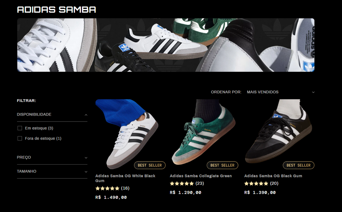 Adidas falso e original online