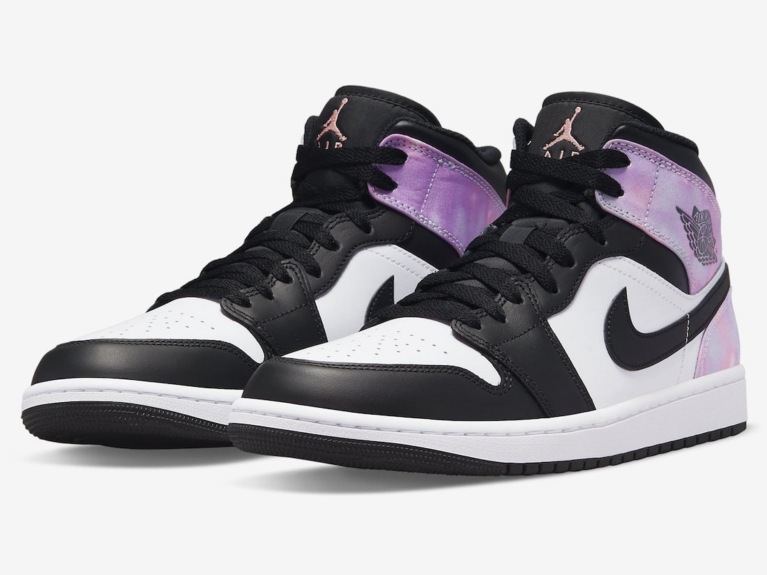 São divulgados detalhes do Air Jordan 1 Mid Tye Dye