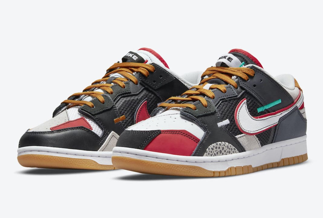 Nike Dunk Low Scrap University Red