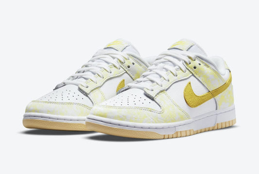 NIKE DUNK LOW YELLOW STRIKE BRANCO E AMARELO