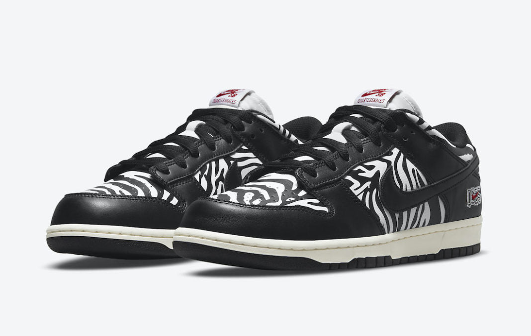 Nike SB Quartersnacks Dunk Low Zebra