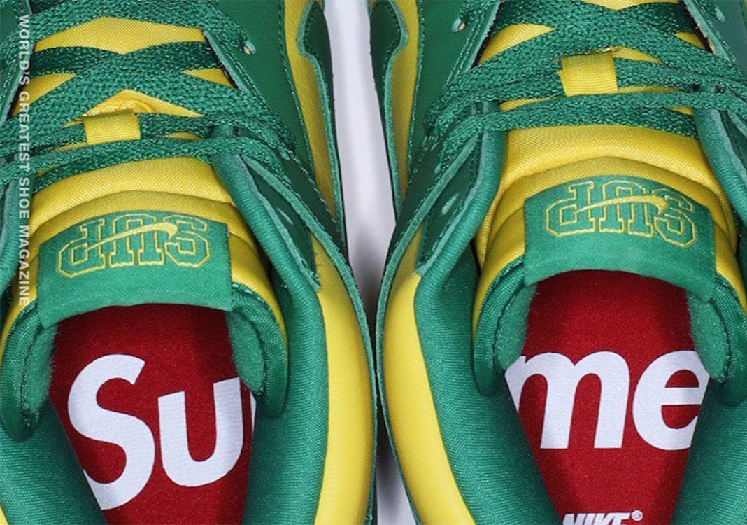 Supreme x Nike SB Dunk High Brasil
