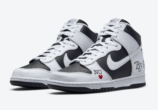 Supreme Nike SB Dunk High "By Any Means"