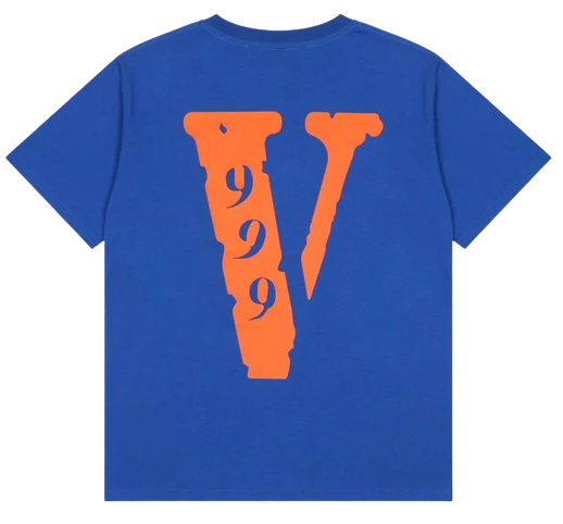 Camiseta Vlone x Juice WRLD Legends Never Die Azul