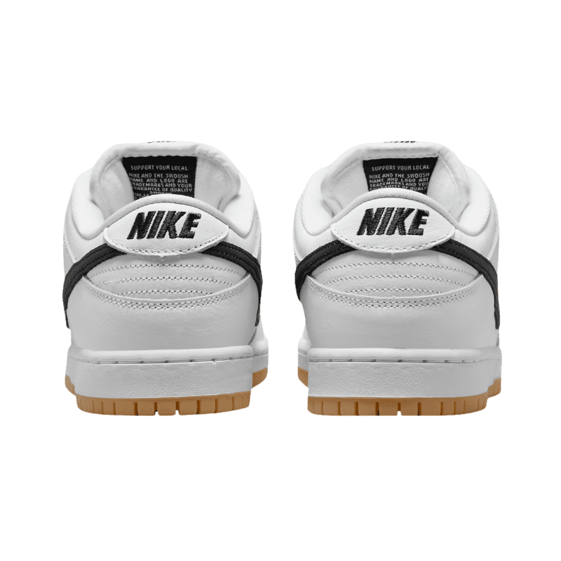 Nike shoe top width label