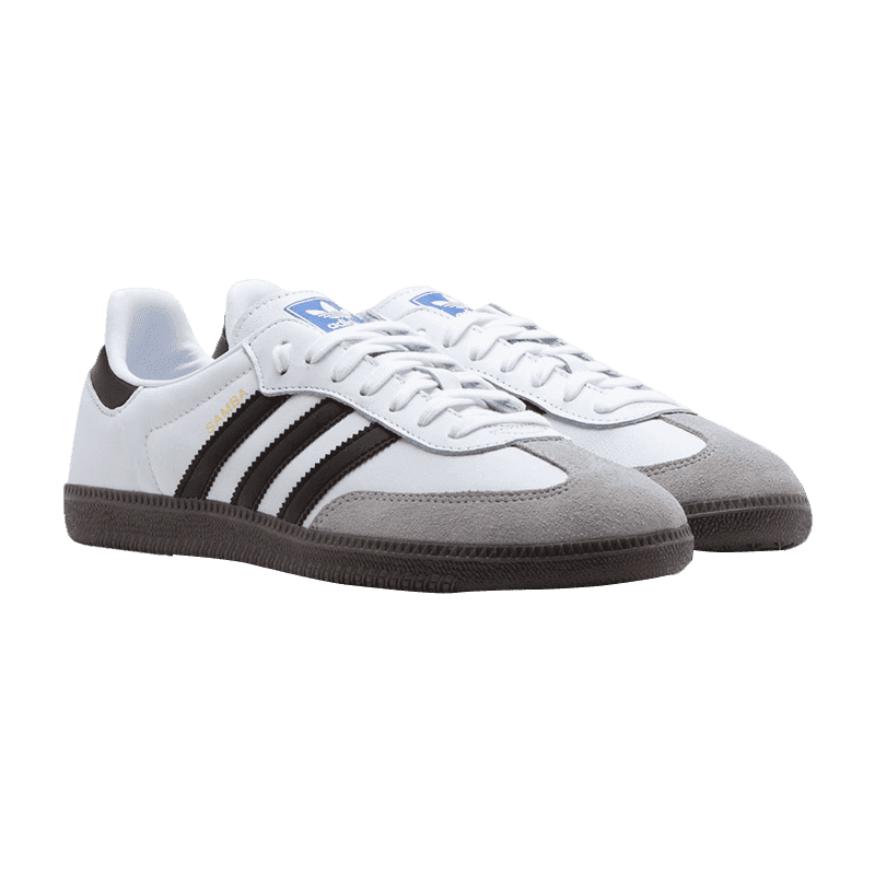 Tênis Adidas Samba OG "White Black Gum" Branco