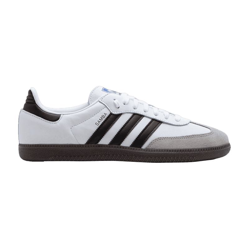 Tênis Adidas Samba OG "White Black Gum" Branco