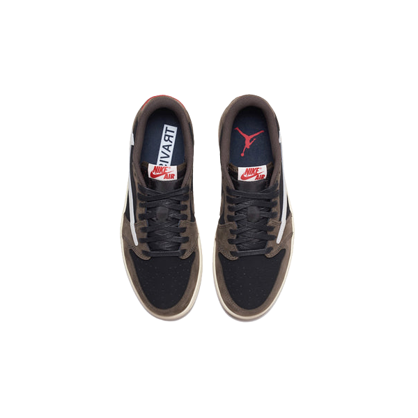 Tênis Air Jordan 1 Low OG x "Travis Scott Dark Mocha" Marrom