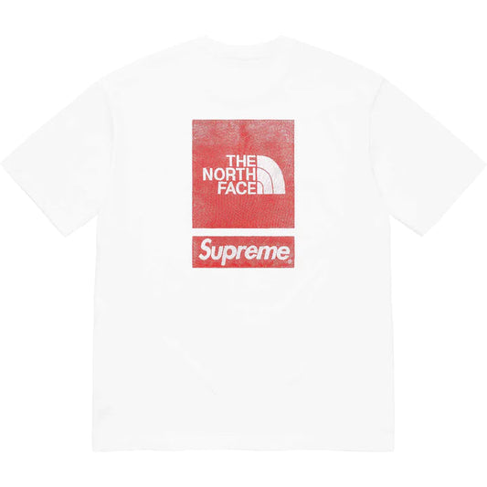 Camiseta The North Face x Supreme Branca