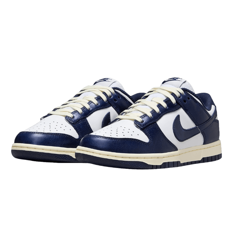 Dunk Low Midnight Navy and White