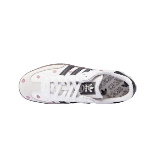 Tênis Adidas Samba OG "White Floral Embroidery" Feminino Branco