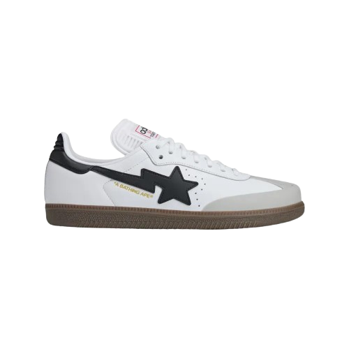 BAPE x Adidas Samba White Black Gum