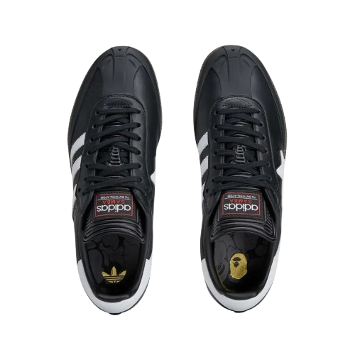 BAPE x adidas Samba Black White Gum