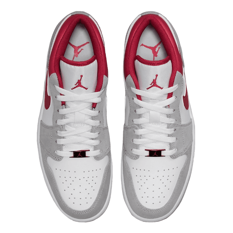 Air Jordan 1 Low Light Smoke Grey Red