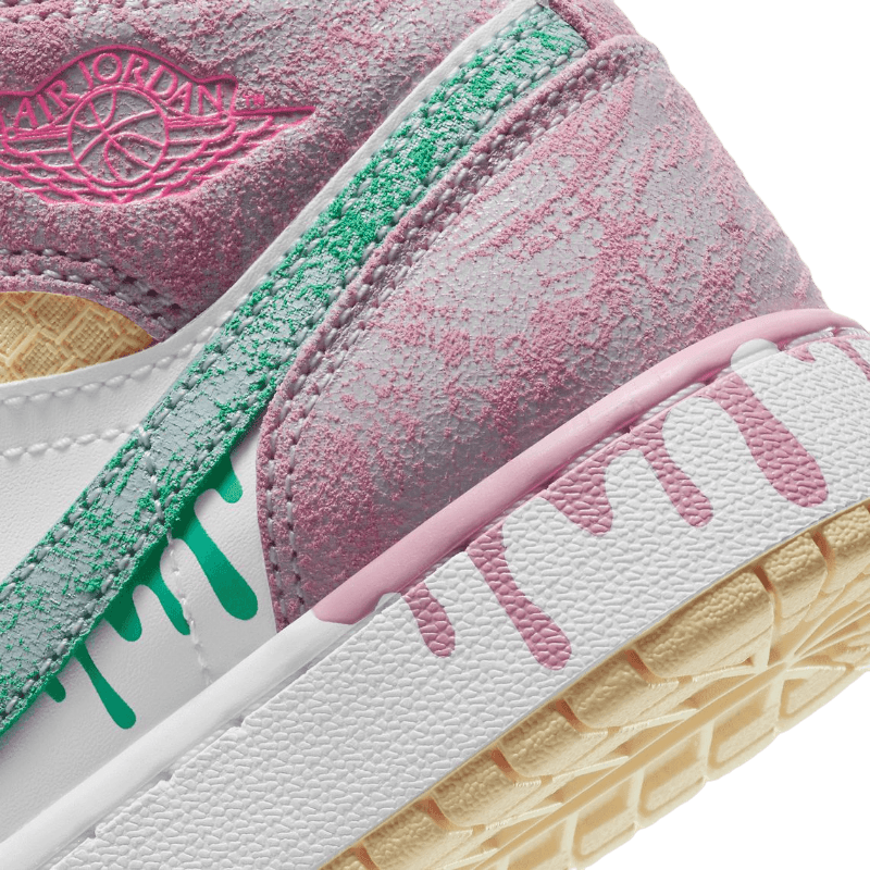 Air Jordan 1 Mid Paint Drip