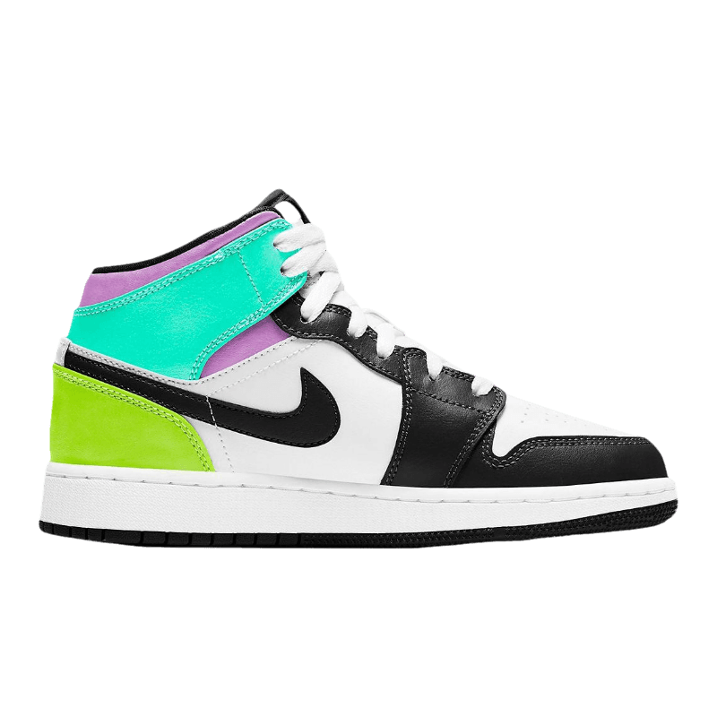Air Jordan 1 Mid Pastel Black Toe