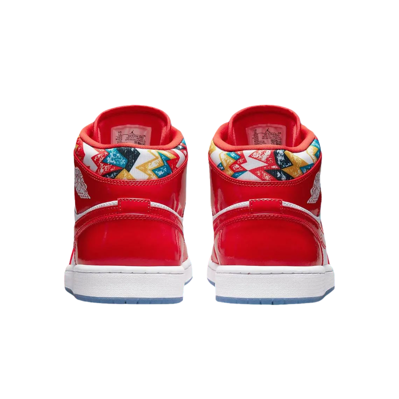 Air Jordan 1 Mid Red Patent