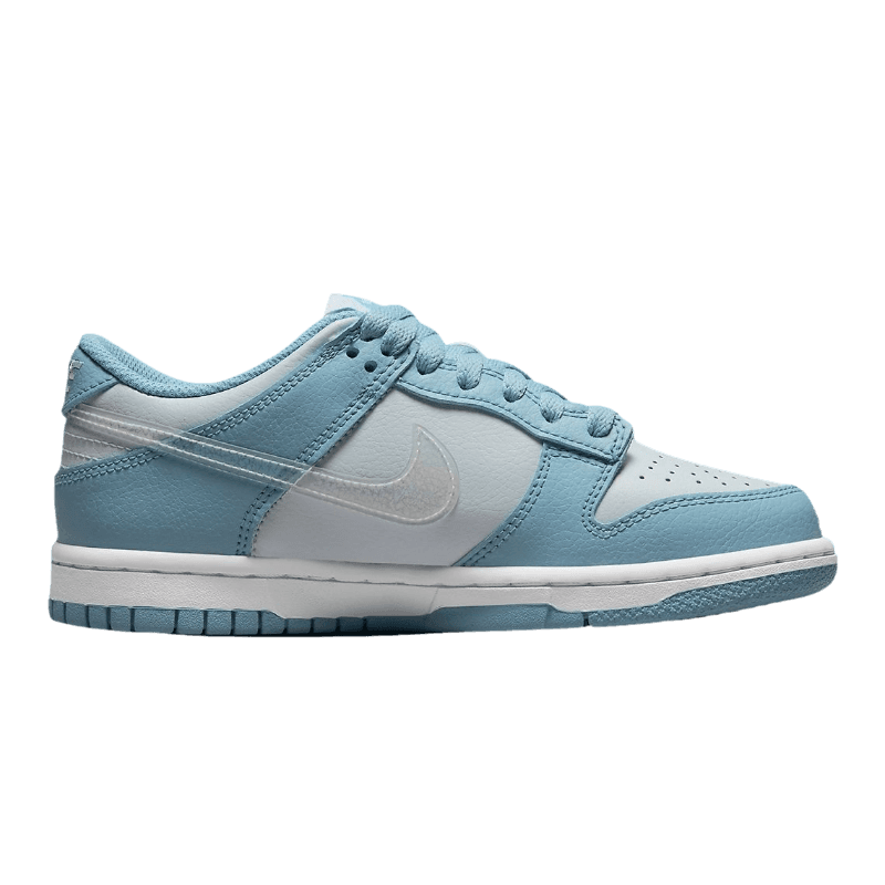 Dunk Low Clear Swoosh Blue