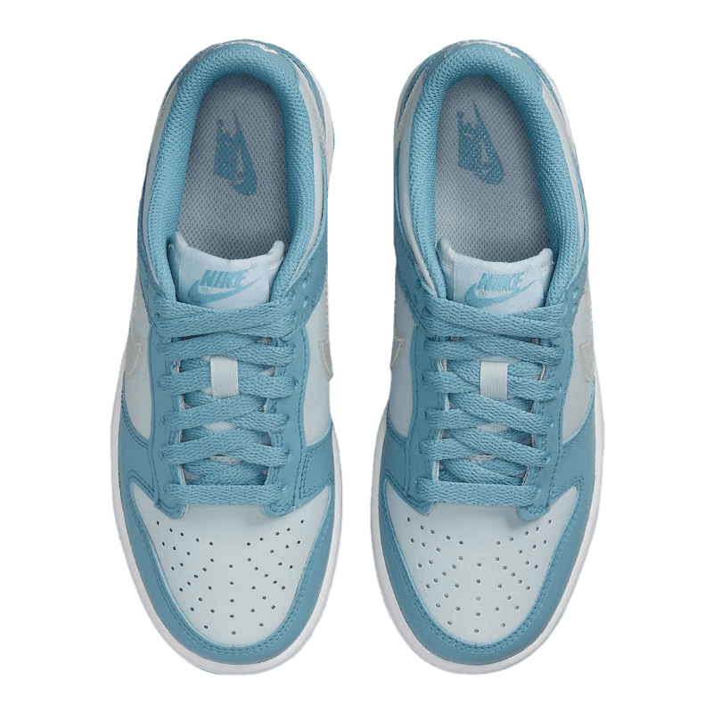 Dunk Low Clear Swoosh Blue