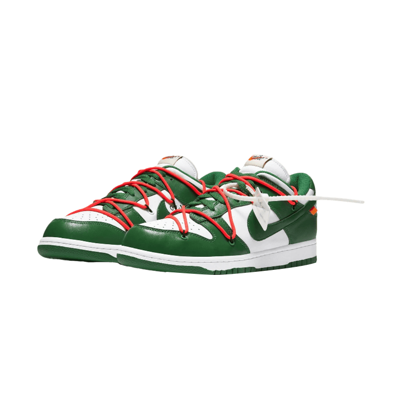 Dunk Low Off White Pine Green Verde/Branco Dunk Low Off White Pine Green Verde/Branco