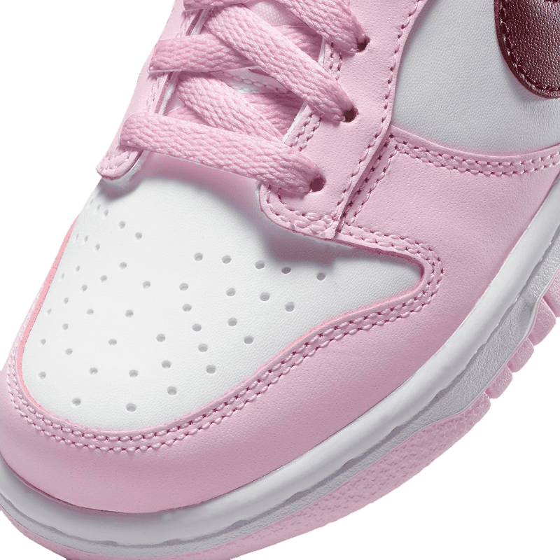 Nike pink top foam shoes