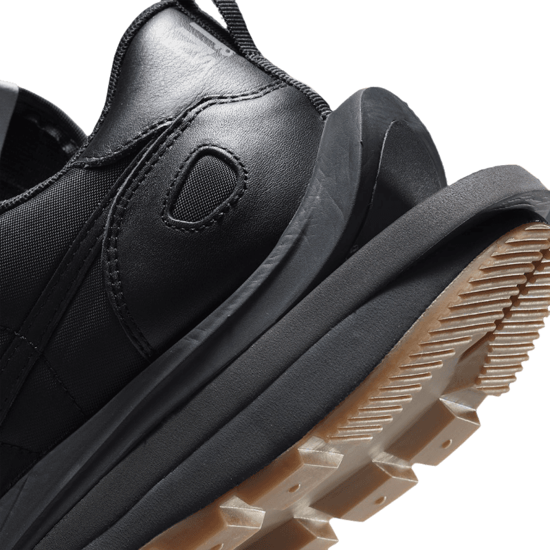 Nike x Sacai VaporWaffle Black and Gum.