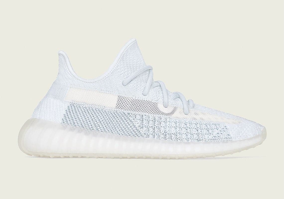 adidas Yeezy Boost 350v2 Cloud White SPLY-350 Azul/Branco